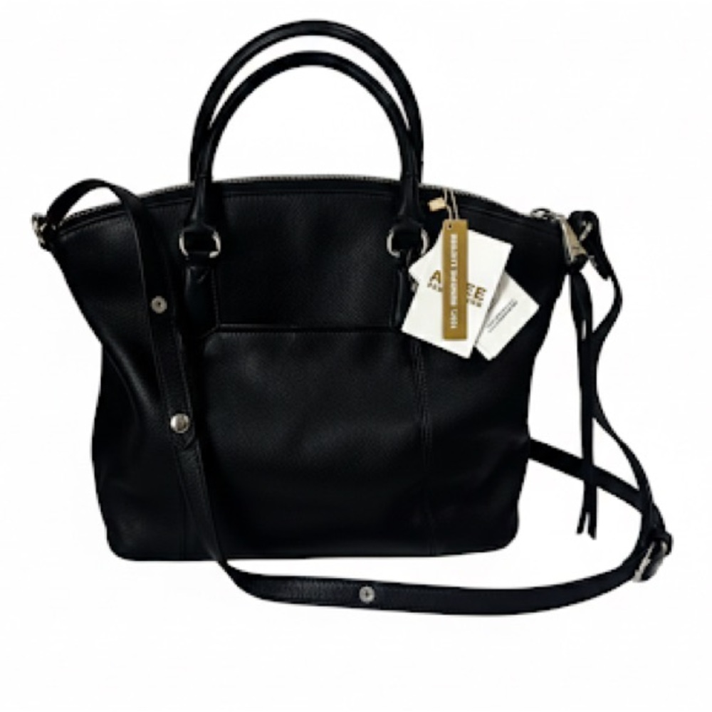 Aimee Kestenberg NEW Leather Reese Dome Tassel Satchel Crossbody Shoulder Bag
